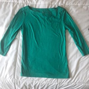 Teal Loft 3/4 100% cotton shirt